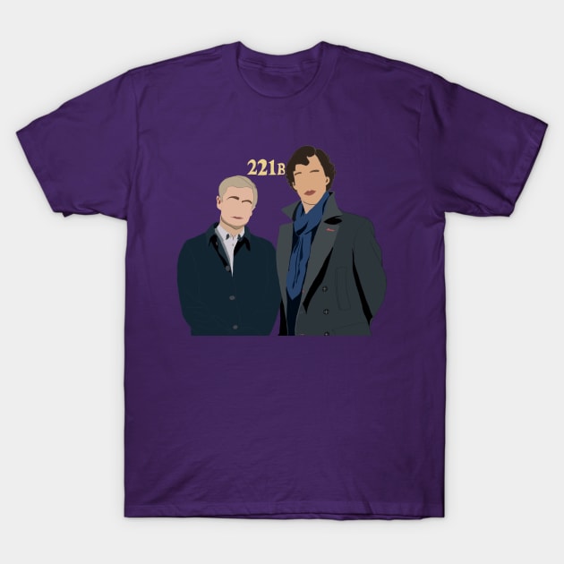 Sherlock & John T-Shirt by TheRealFG